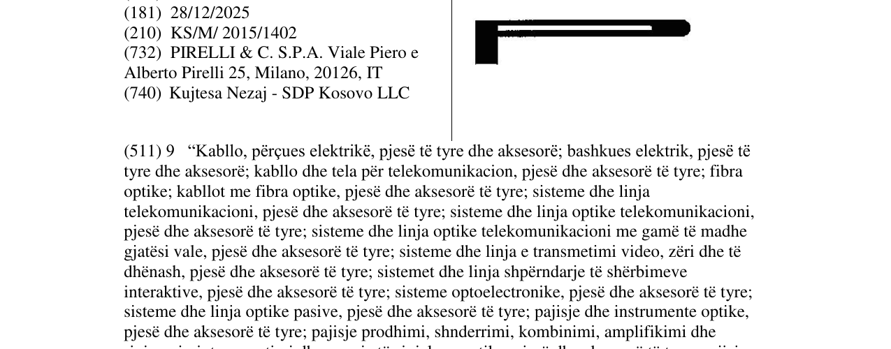 Zëri i markës Markë figurative në buletin