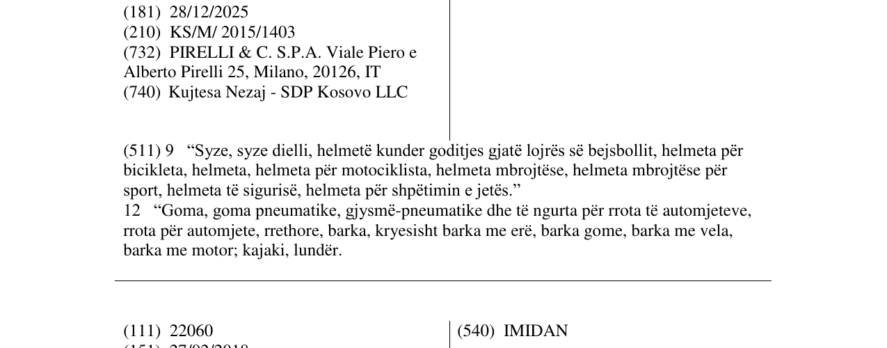 Zëri i markës P ZERO në buletin