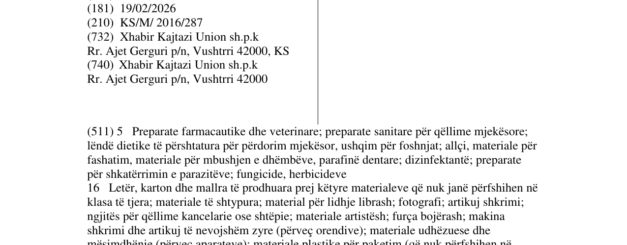 Zëri i markës AKTIV në buletin