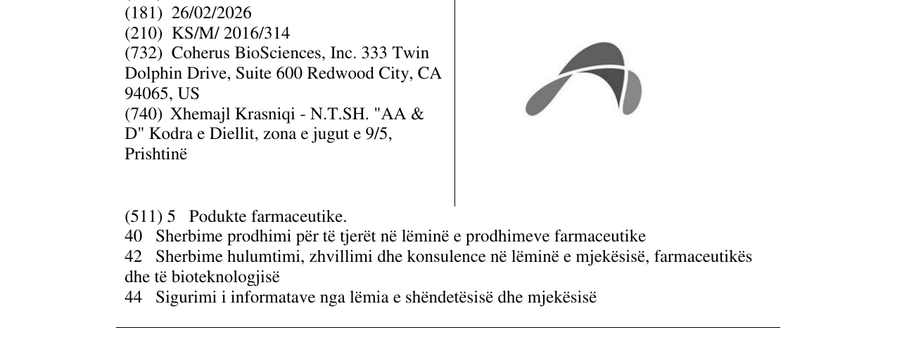 Zëri i markës Markë figurative në buletin