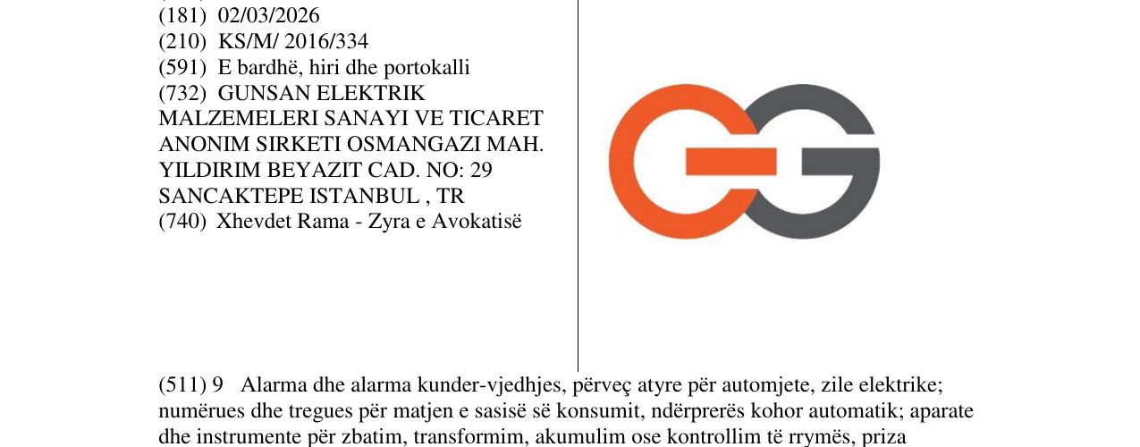 Zëri i markës Markë figurative në buletin