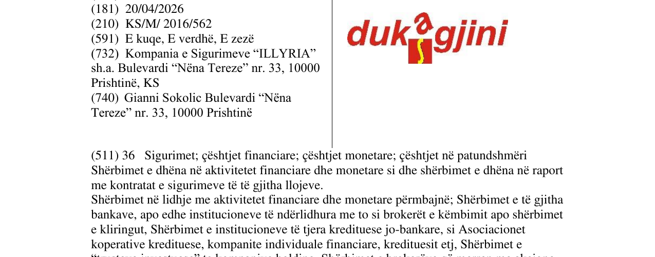 Zëri i markës dukagjini në buletin