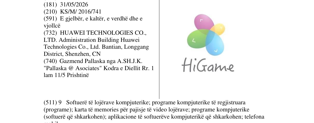 Zëri i markës HiGame në buletin