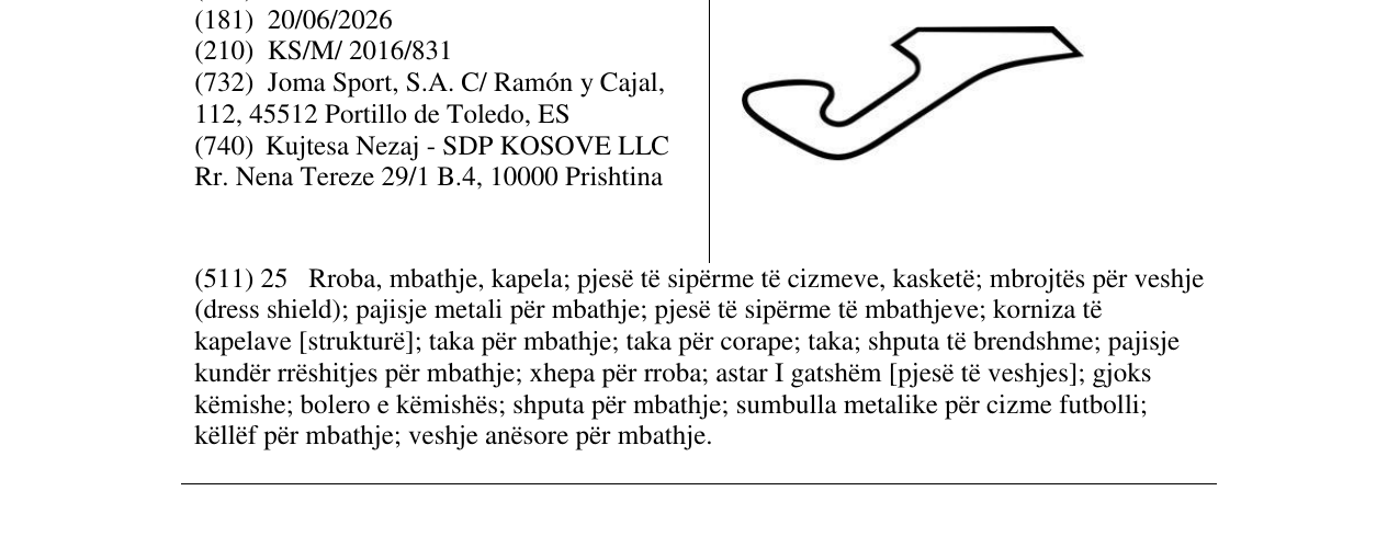 Zëri i markës J në buletin