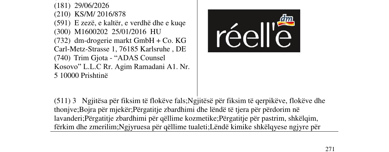 Zëri i markës reell'e në buletin