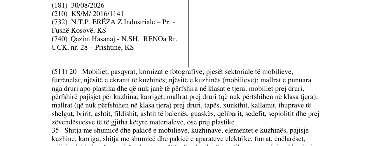 Zëri i markës ERËZA në buletin