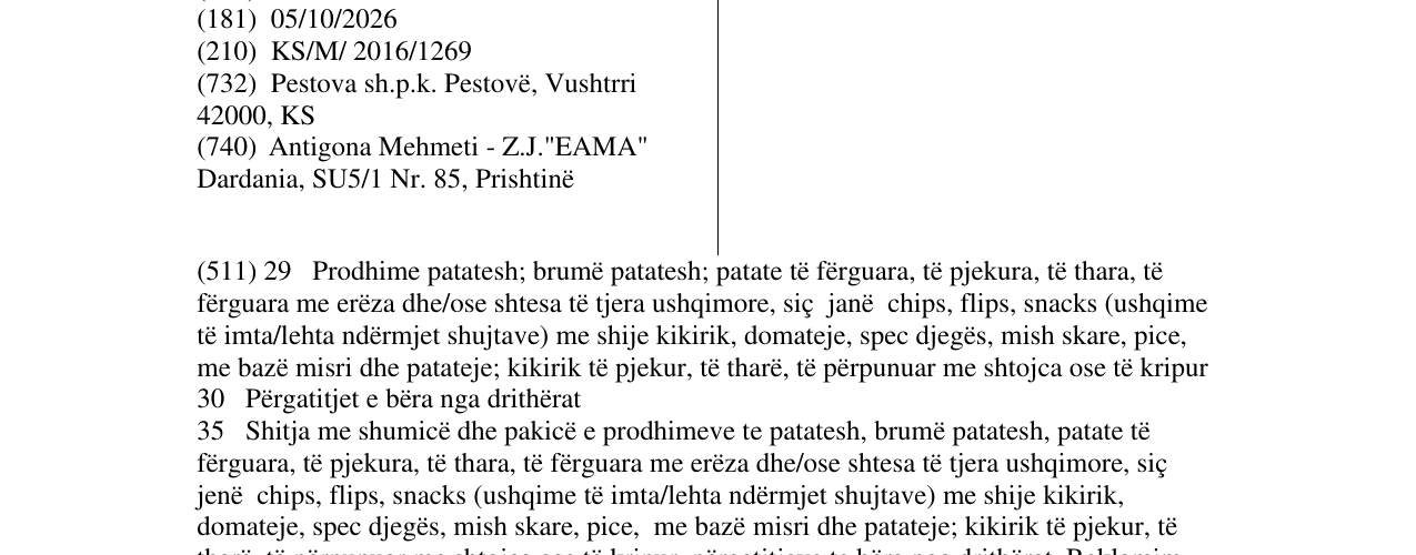Zëri i markës VIPSY në buletin