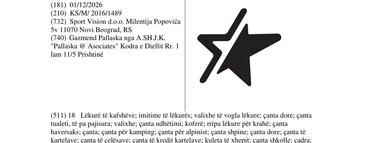 Zëri i markës Markë figurative në buletin