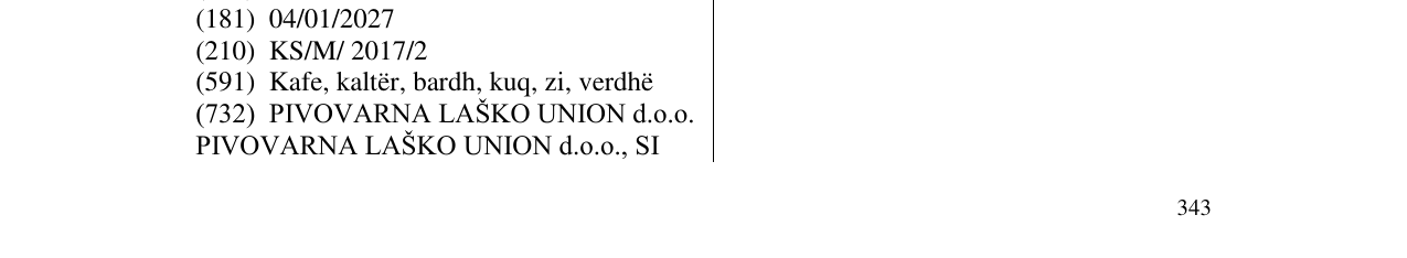Zëri i markës LASKO në buletin