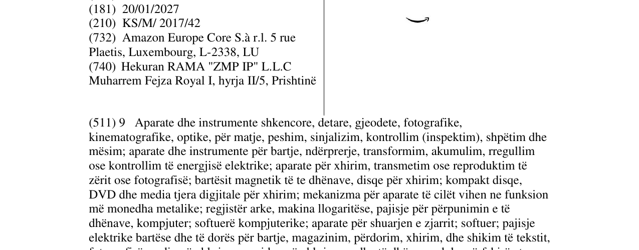 Zëri i markës Markë figurative në buletin