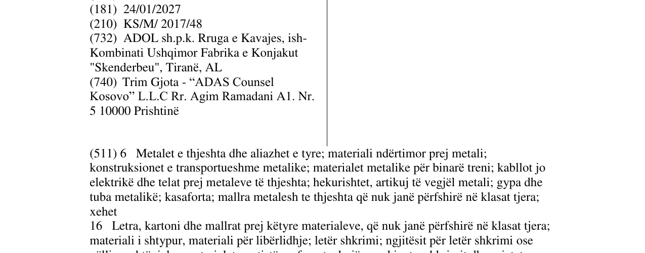 Zëri i markës MELODI në buletin
