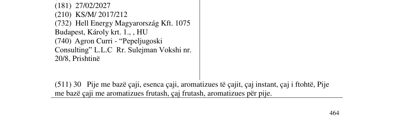 Zëri i markës XIXO në buletin