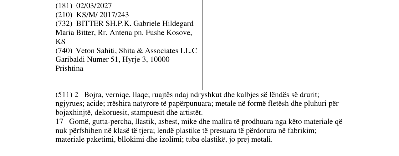 Zëri i markës Sttutgart - Acryl - Fassadenfarbe në buletin