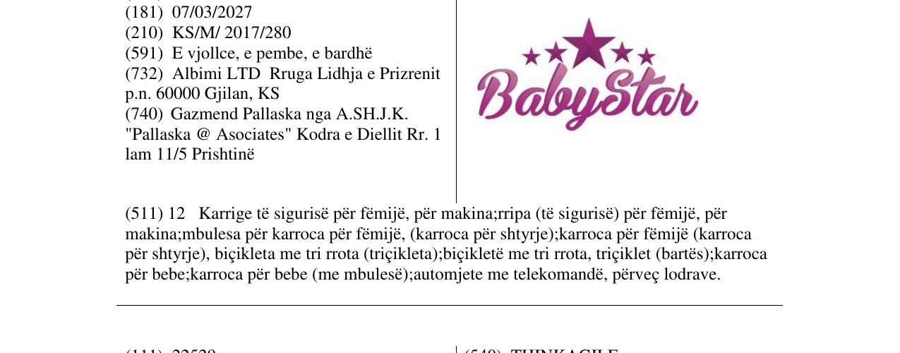 Zëri i markës Markë figurative në buletin