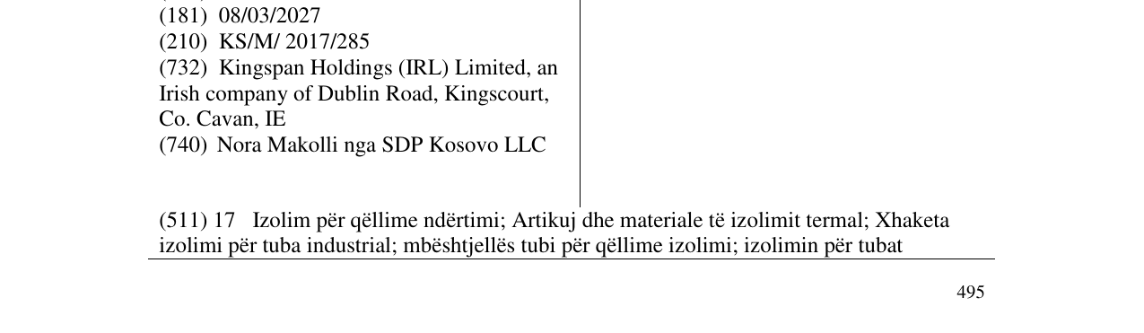 Zëri i markës THERMOCONFORT në buletin