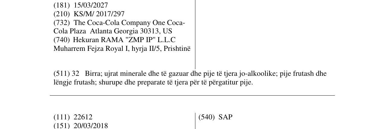 Zëri i markës FANTA MUCHO në buletin