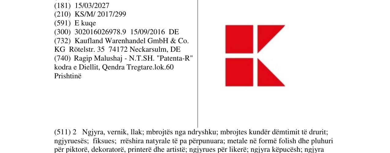 Zëri i markës K në buletin