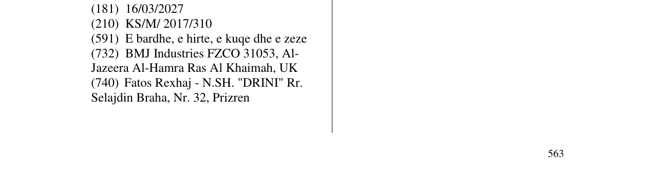 Zëri i markës mac në buletin