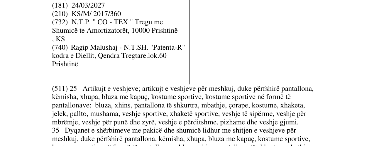Zëri i markës Star Man në buletin