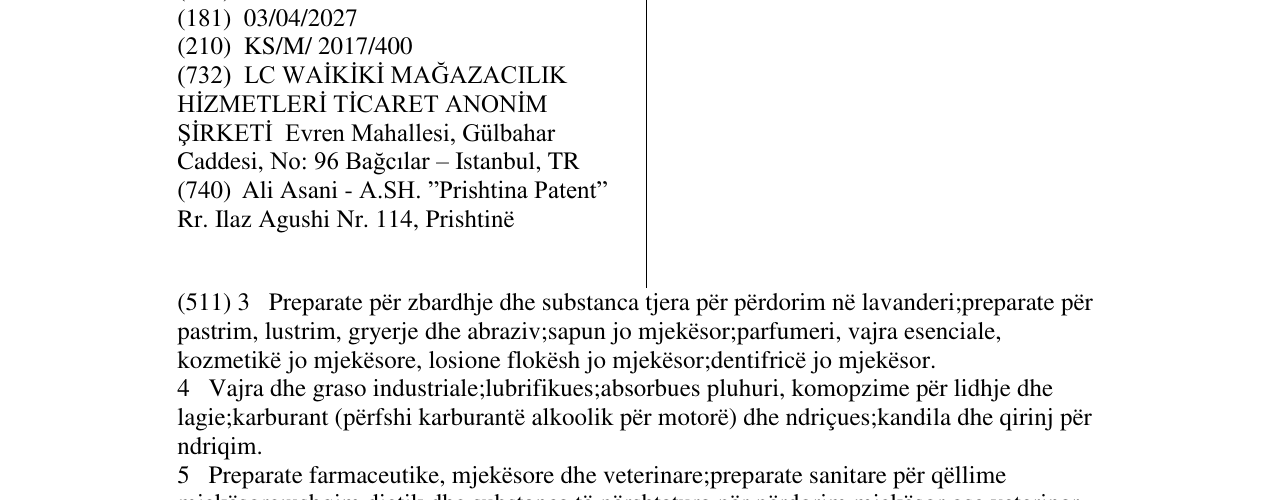 Zëri i markës LCW HOME në buletin