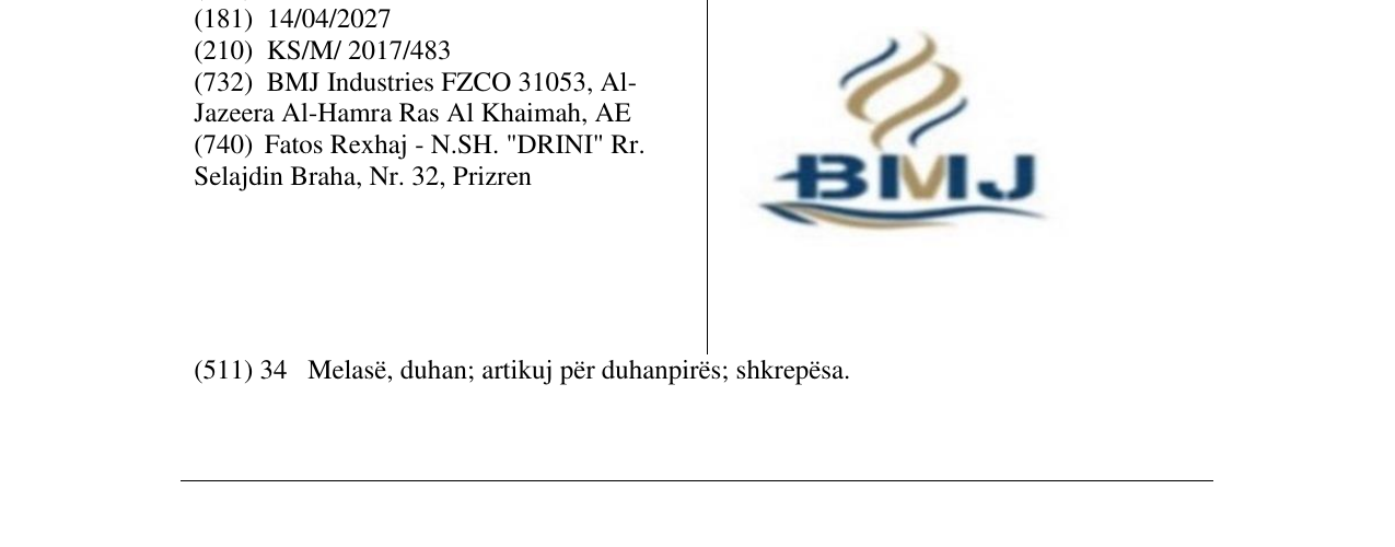 Zëri i markës BMJ në buletin