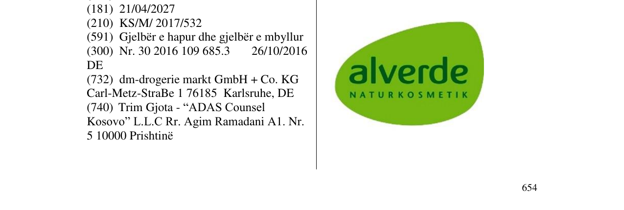 Zëri i markës alverde në buletin