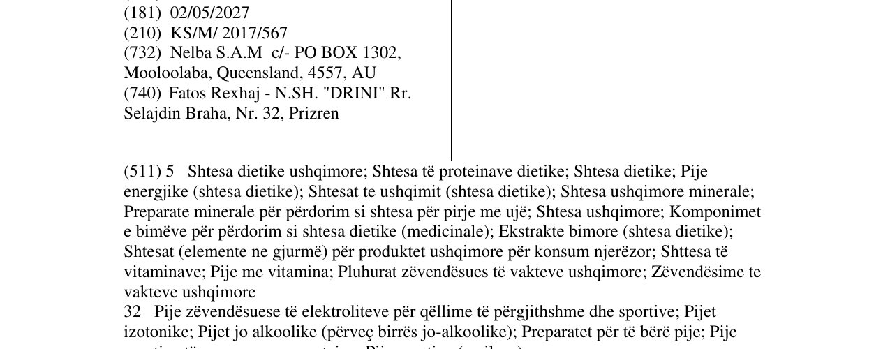 Zëri i markës SILA në buletin