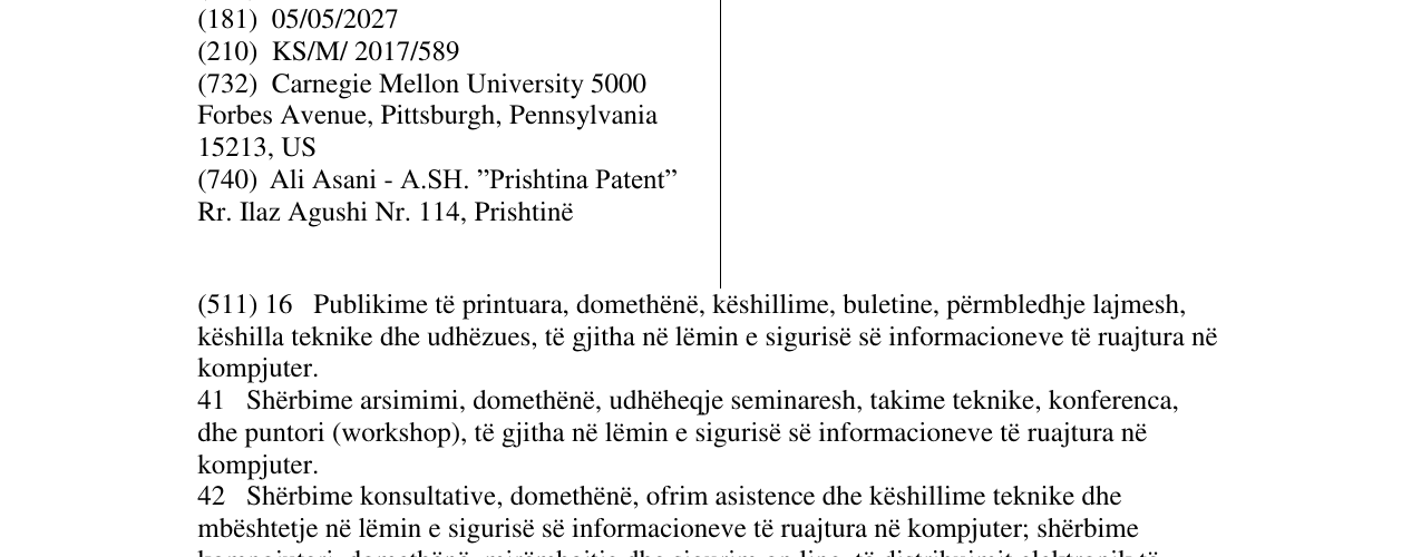 Zëri i markës CERT në buletin