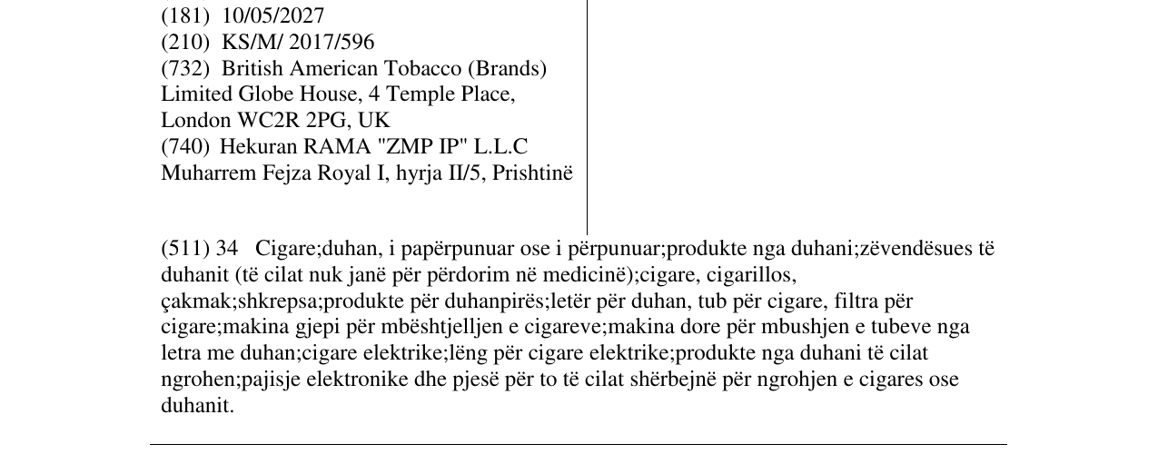 Zëri i markës SILK në buletin