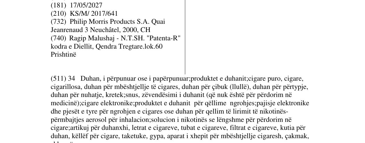 Zëri i markës TUNED në buletin