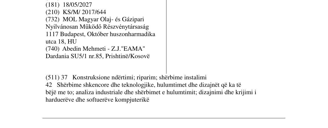 Zëri i markës MOL LubCheck në buletin