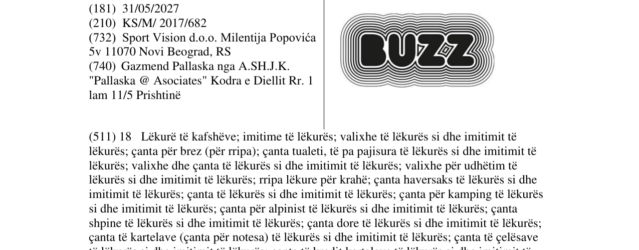 Zëri i markës BUZZ në buletin