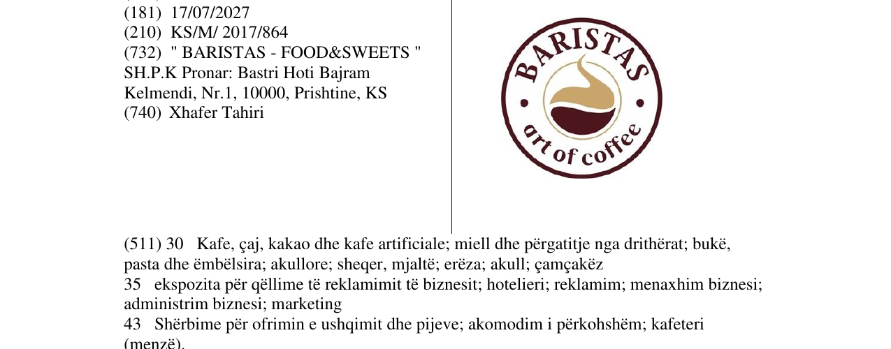 Zëri i markës Markë figurative në buletin