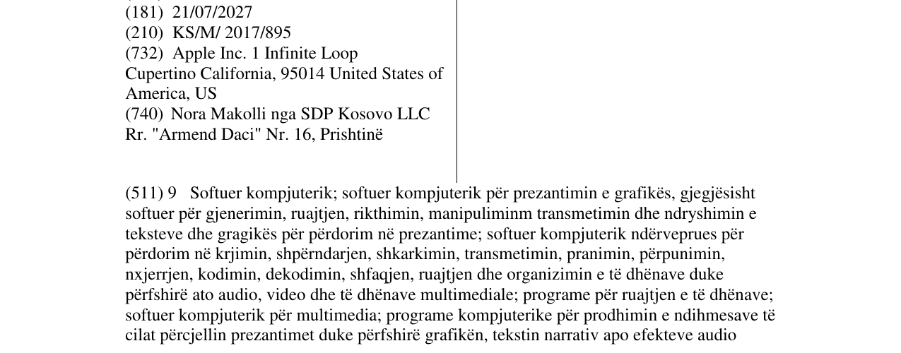 Zëri i markës KEYNOTE në buletin