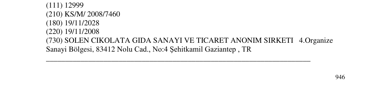 Zëri i markës SOLEN MAXBAR në buletin