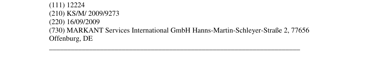 Zëri i markës Landsknecht në buletin