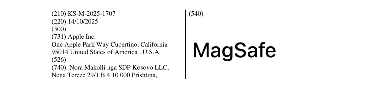 Zëri i markës MagSafe në buletin