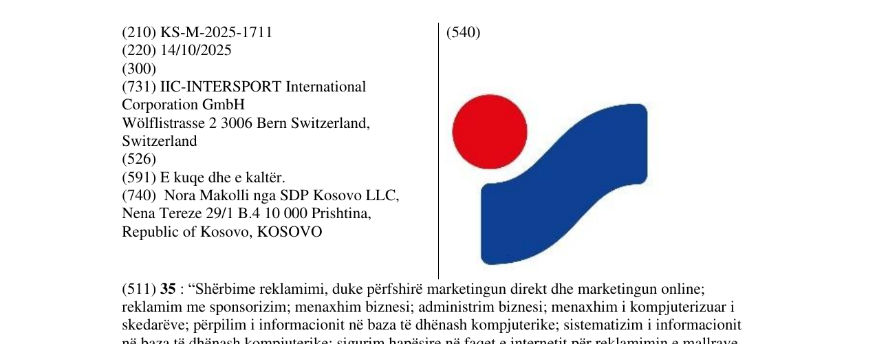 Zëri i markës INTERSPORT në buletin