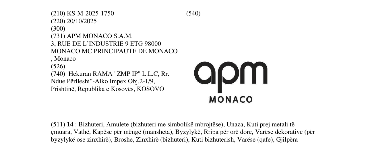 Zëri i markës apm në buletin