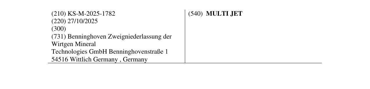 Zëri i markës MULTI JET në buletin