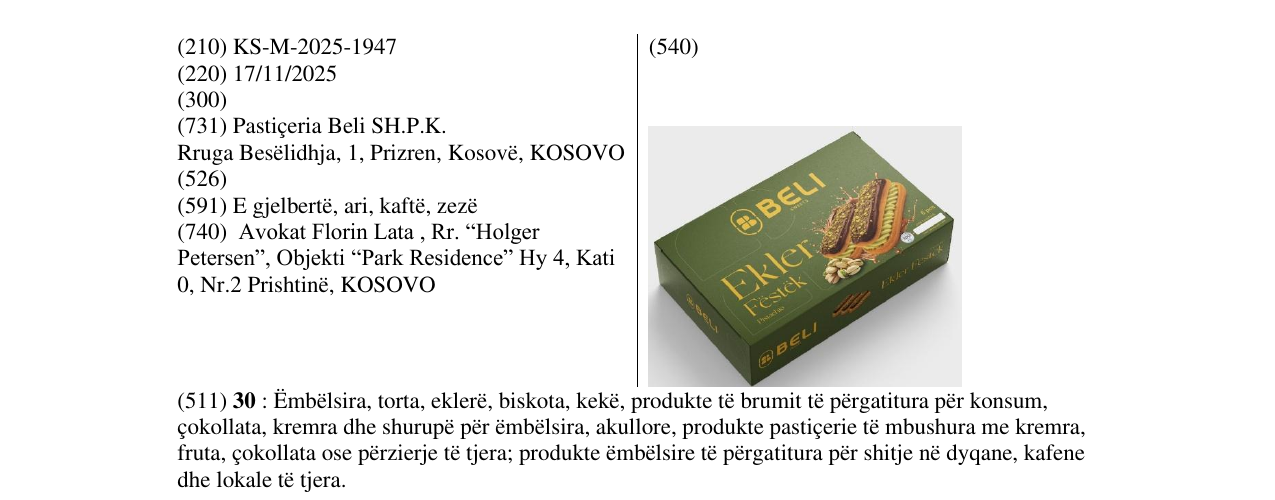 Zëri i markës BELI në buletin