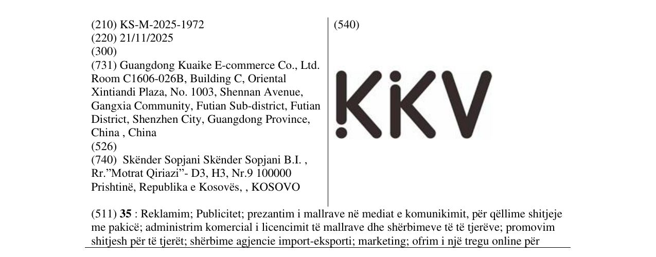 Zëri i markës KKV në buletin