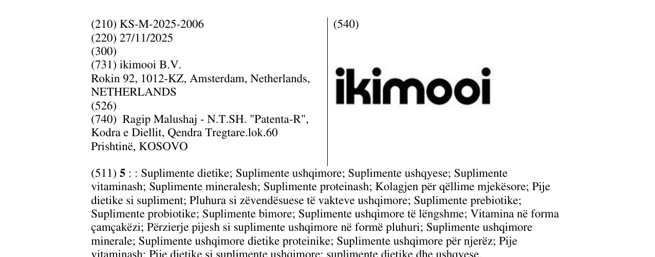 Zëri i markës ikimooi në buletin