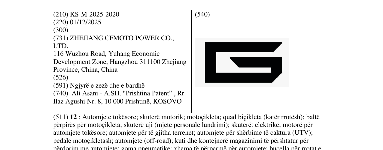 Zëri i markës G në buletin