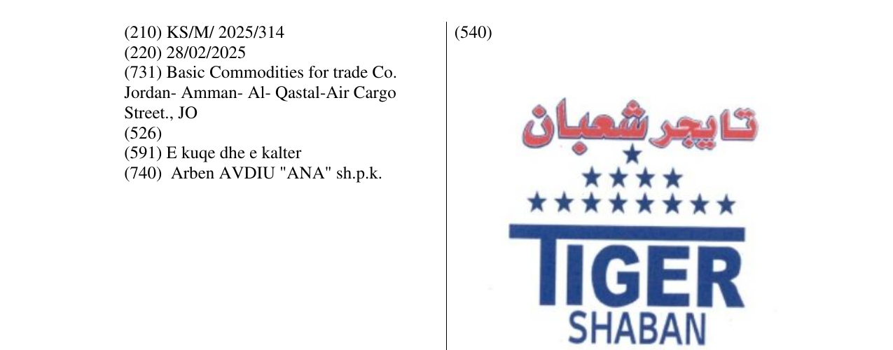 Zëri i markës TIGER SHABAN në buletin