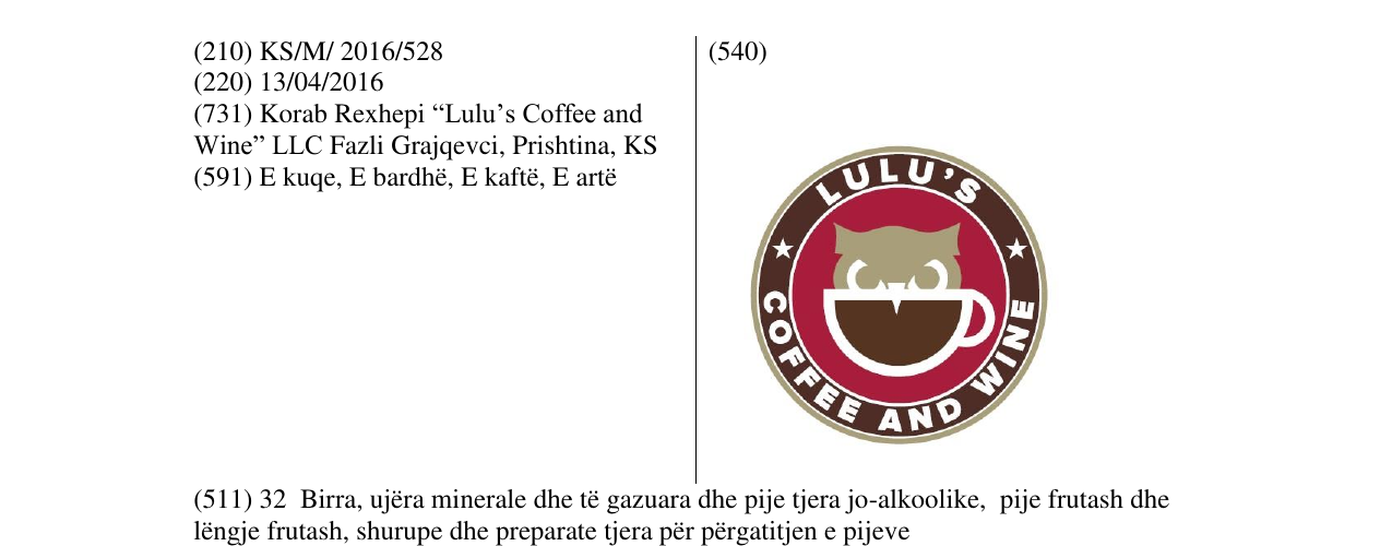 Zëri i markës LULU'S në buletin