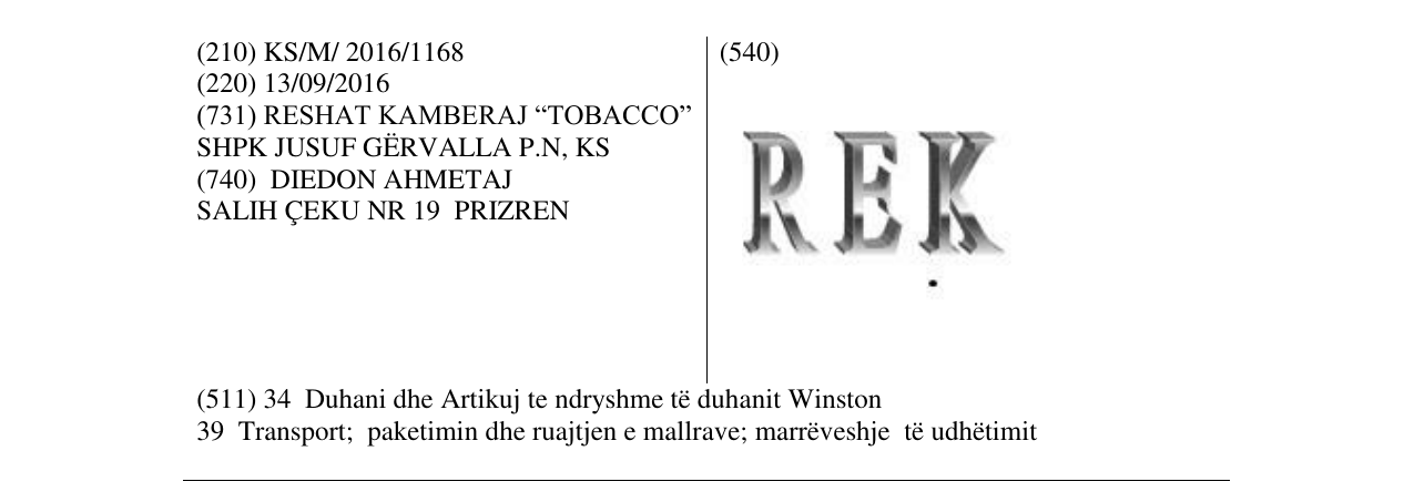 Zëri i markës REK në buletin