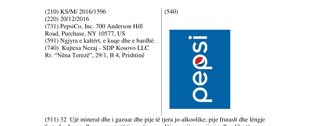 Zëri i markës pepsi në buletin
