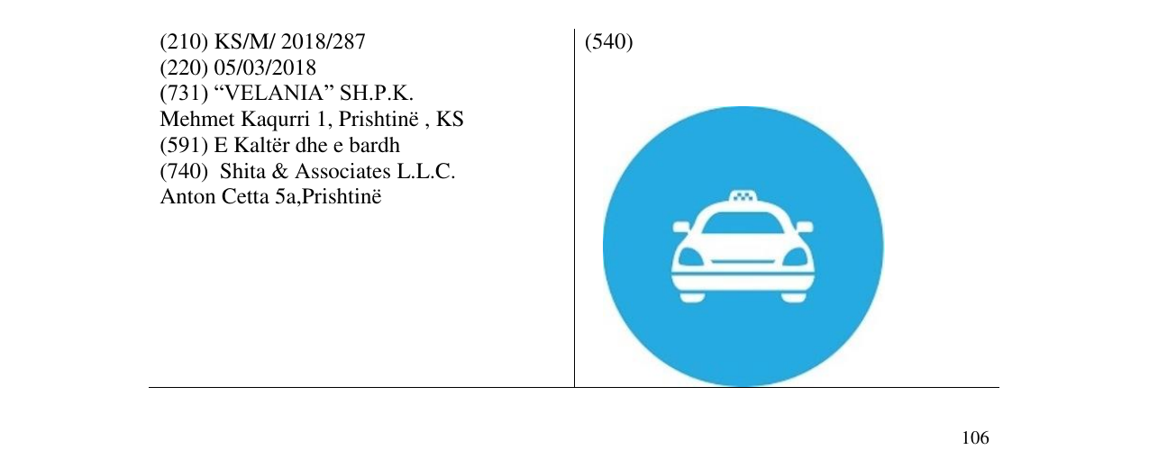 Zëri i markës Markë figurative në buletin