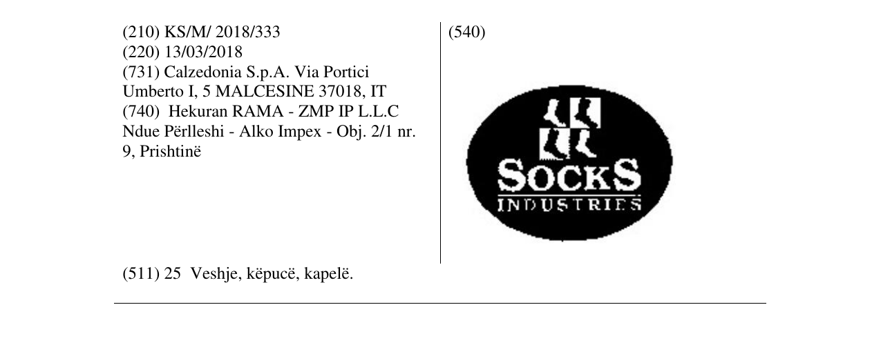 Zëri i markës SockS në buletin